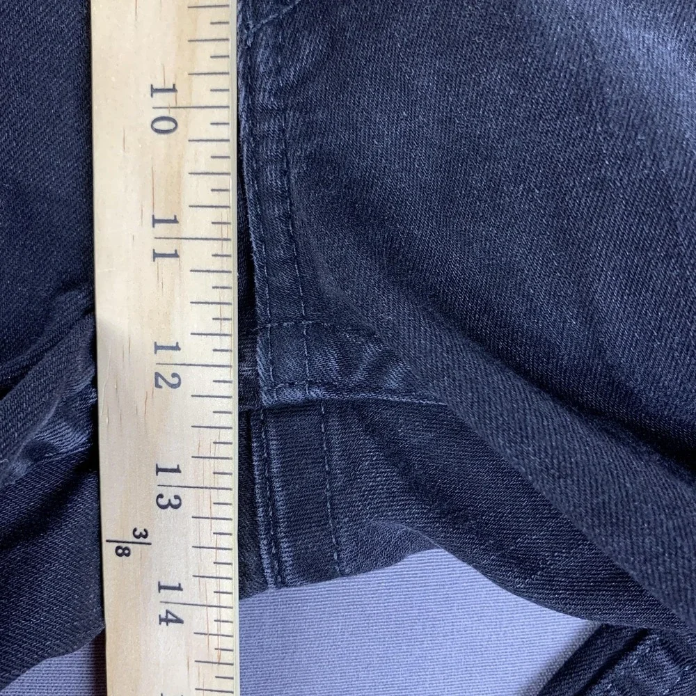 True Religion Geno‎ Jeans Mens 38x34 Black Relaxed Slim Straight Rinse Denim